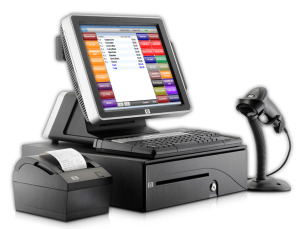  POS Terminal with Printer and Barcode Scanner 