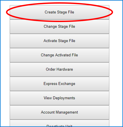 Create Stage File