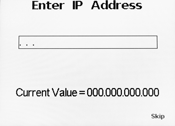 Enter IP Address