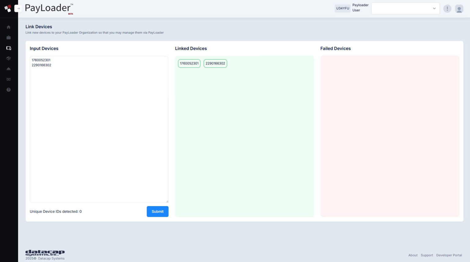 PayLoader Terminal Management Overview - Datacap
