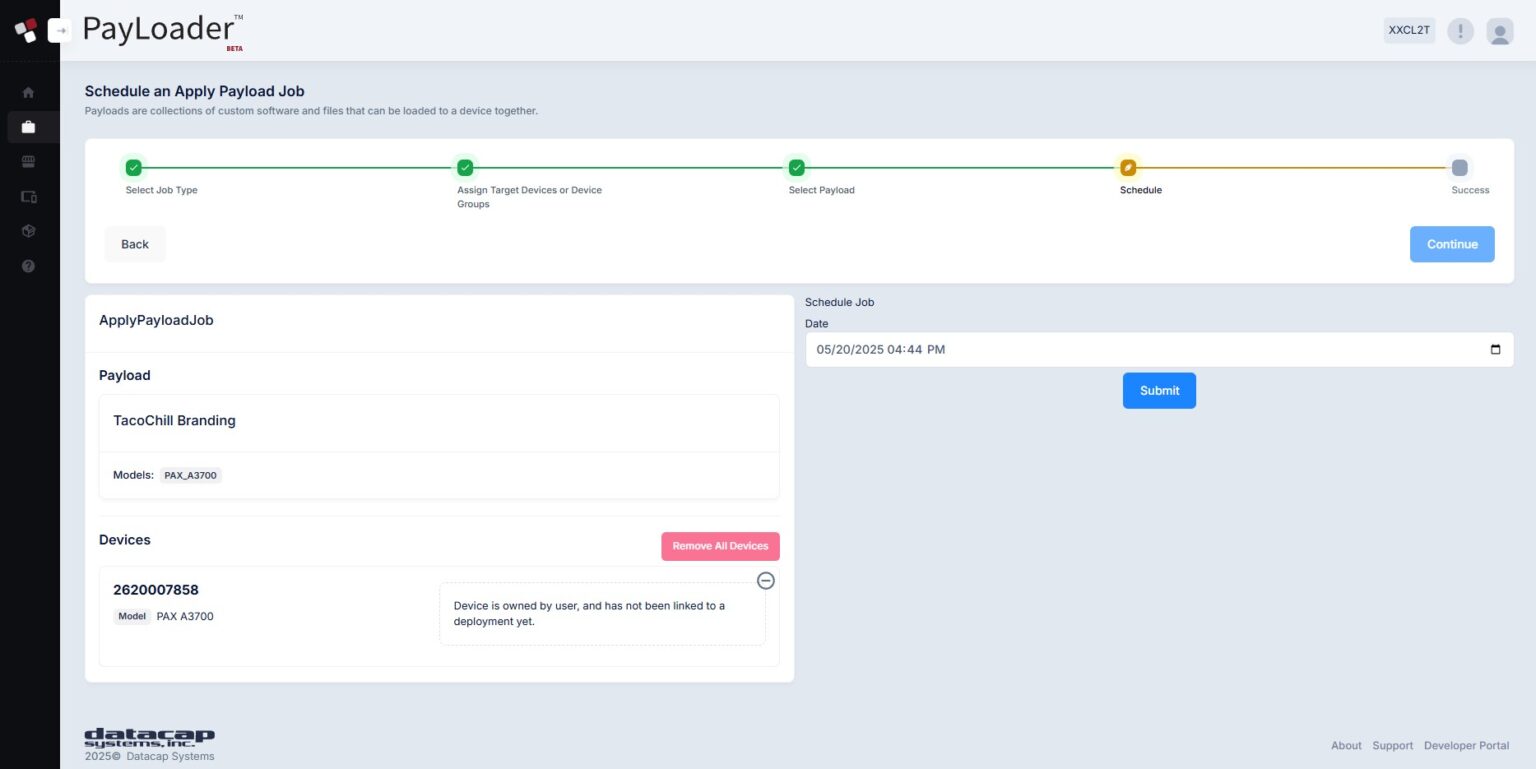 PayLoader Terminal Management Overview - Datacap