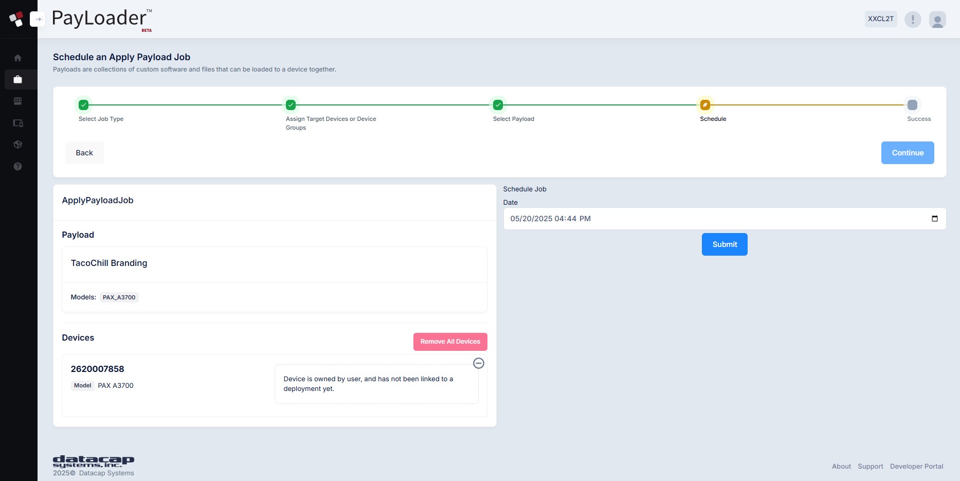 PayLoader Terminal Management Overview - Datacap