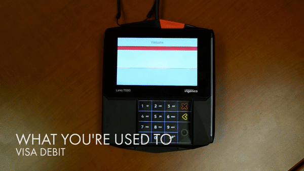 What you're used to - Visa Debit