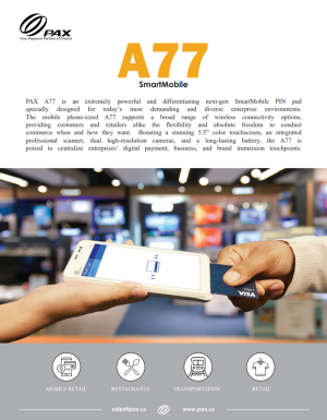 A77 brochure