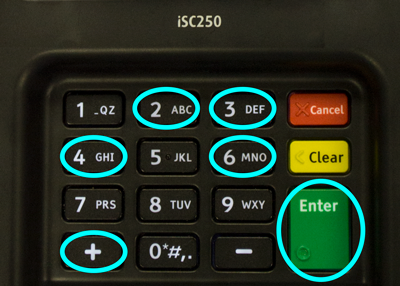 Keys for iSC Touch 250