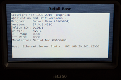 iSC 250 Splash Screen