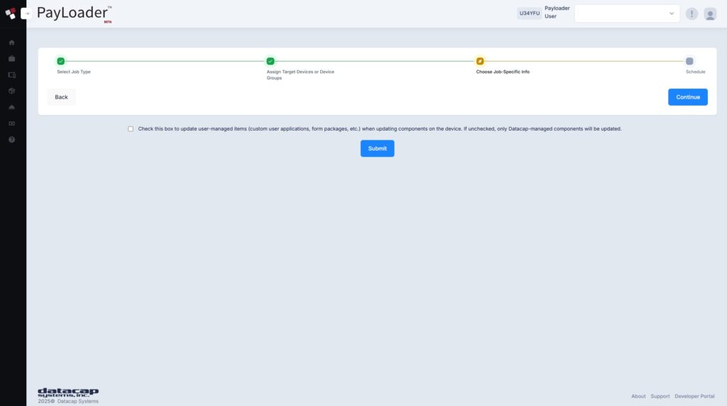 user components checkbox